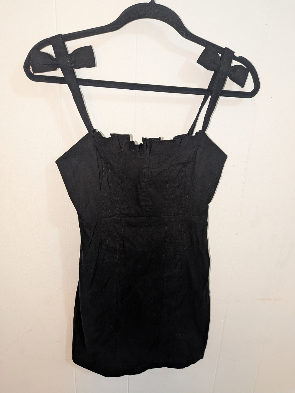 Anthropologie Black Mini Dress
